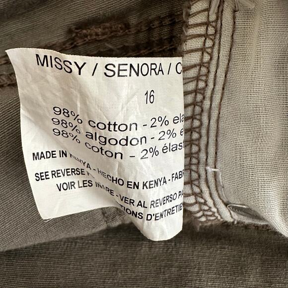 Bandolino Amy Women’s Straight Leg High Rise Green Jeans Size 16 - Picture 5 of 7